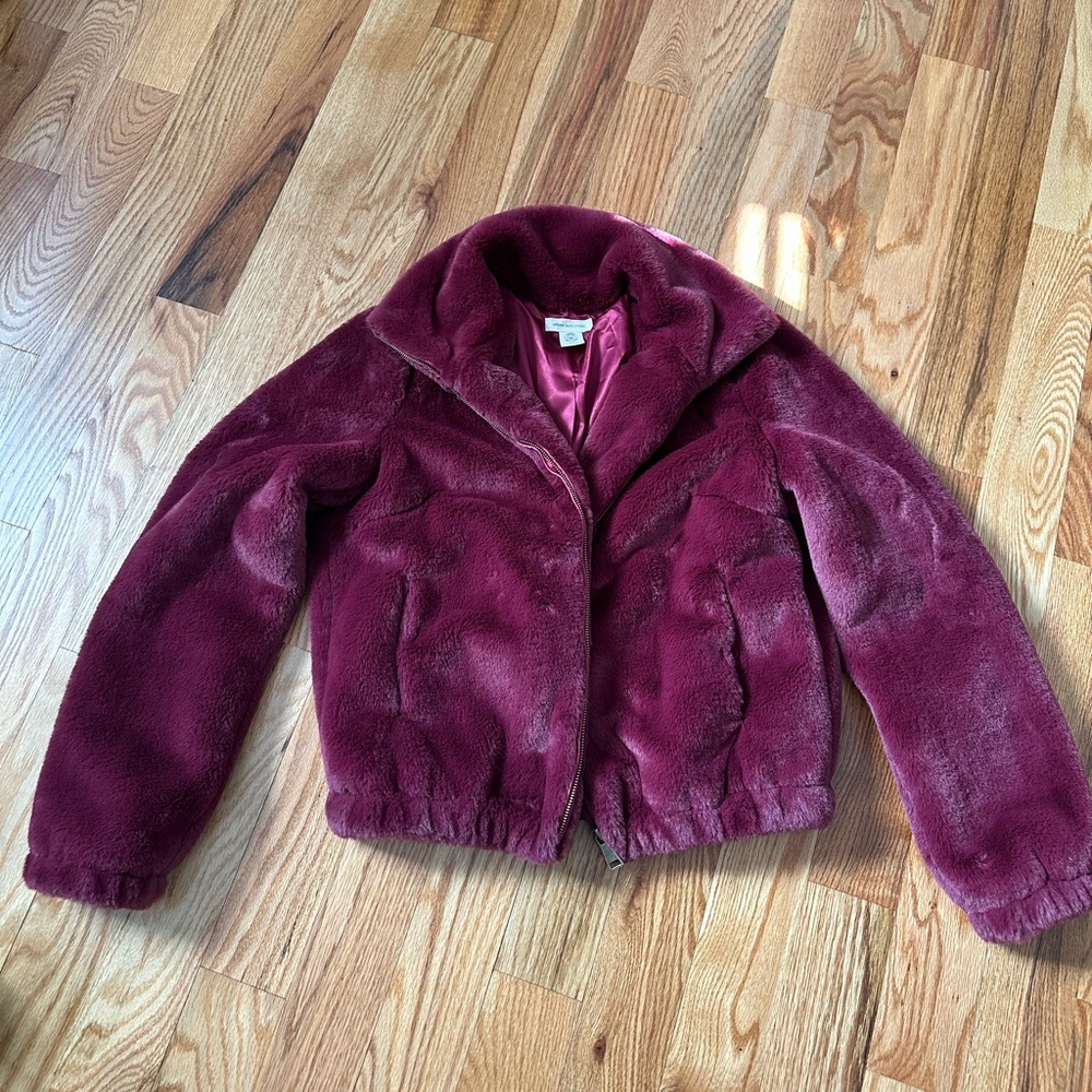 Plush Burgundy Jacket